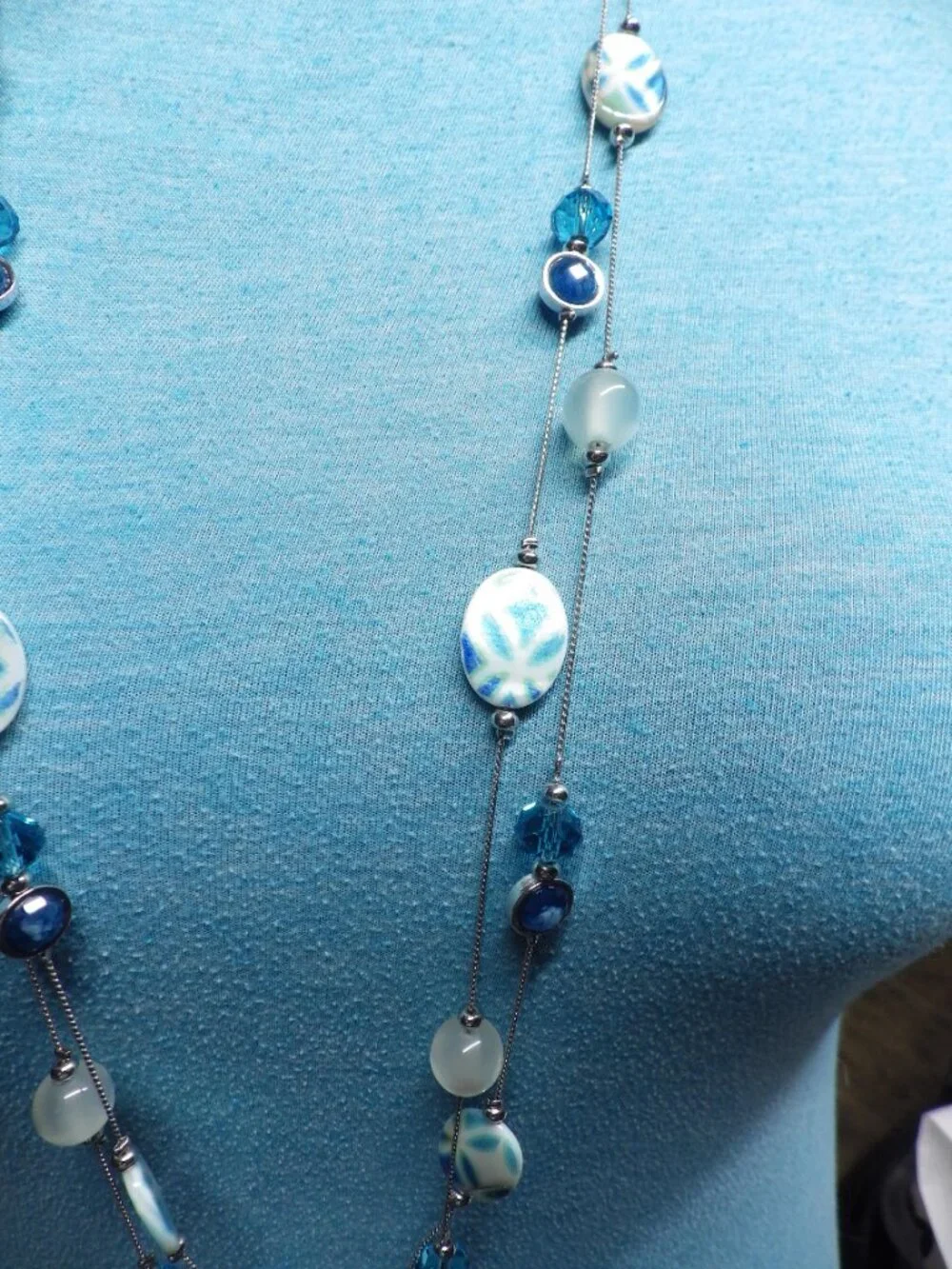 Lot of 5 Necklaces Blue Lot 720G2